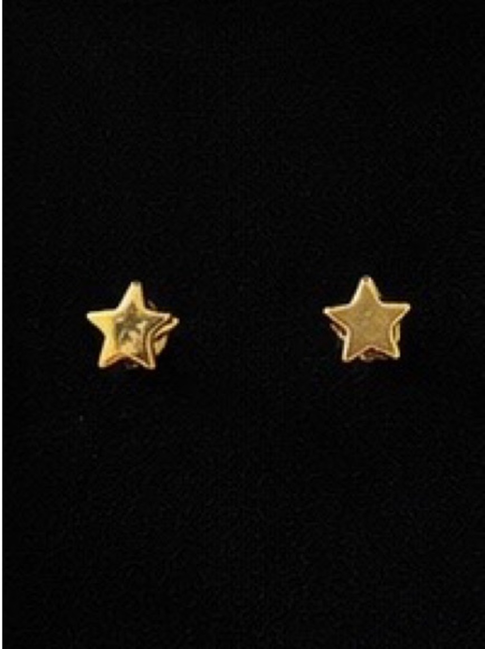 Gold Star Stud Earrings